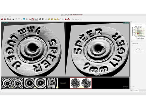 Q3M Bullet Comparison in 3D Viewing Mode