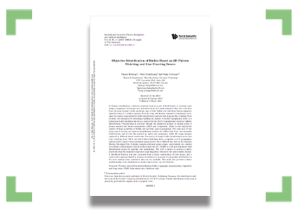 Objective Identification of Bullets Based on 3D Pattern Matching and Line Counting Scores